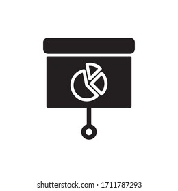 Präsentationshardsymbol in trendiger Design-Vektorillustration EPS10
