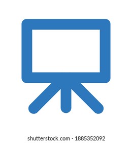 Presentation board icon.education,deck (vector illustration)