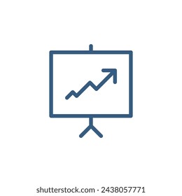 Icono de la junta de presentación Vector Logo Plantilla