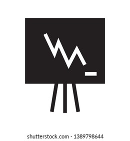 presentation board vector symbol sign, eps 10, color can be changed