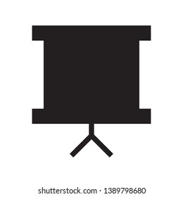 presentation board vector symbol sign, eps 10, color can be changed