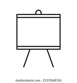 Presentation boardline icon. vector illustration. EPS10