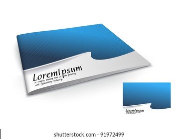 Presentation of booklet design content background. editable vector illustration