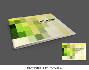 Presentation of booklet design content background. editable vector illustration