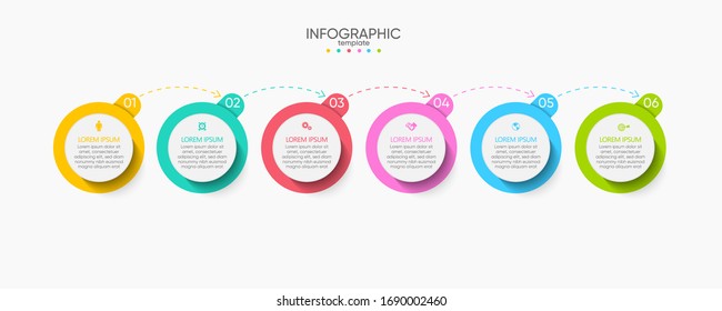Presentation business abstract background infographic template
