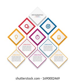 Presentation business abstract background infographic template