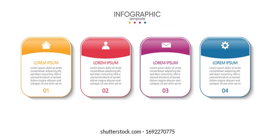 Presentation business abstract background infographic template
