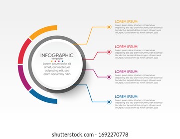 Presentation business abstract background infographic template
