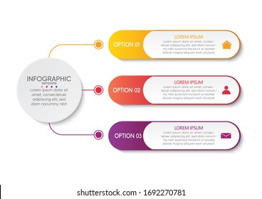 Presentation business abstract background infographic template

