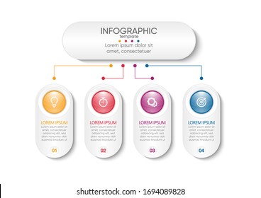 Presentation business abstract background infographic template