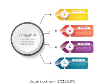 Presentation business abstract background infographic template

