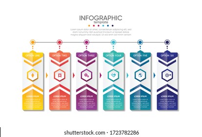 Presentation business abstract background infographic template