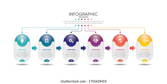 Presentation business abstract background infographic template
