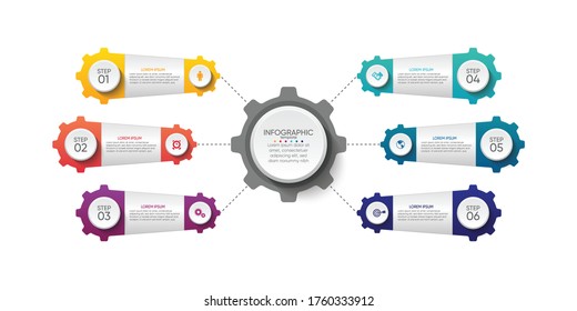 Presentation business abstract background infographic template
