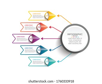 Presentation business abstract background infographic template
