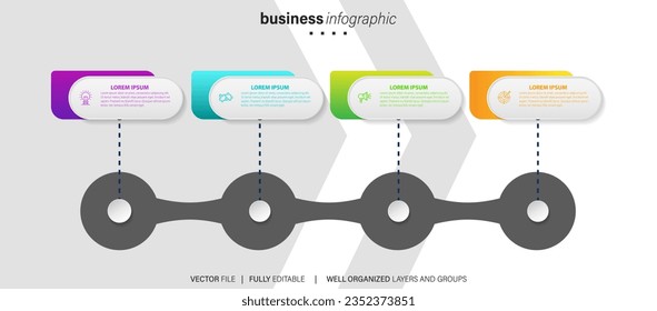 Plantilla de información de fondo abstracto de la empresa de presentación
