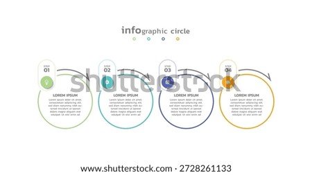 Presentation business abstract background infographic template colorful