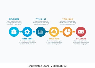 Presentation Business Circle Infographic Template With 4 Step Elements Vector Illustration