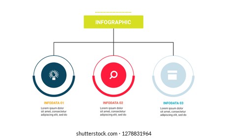 Presentation Business concept with 3 option.Vector illustration.-Vector