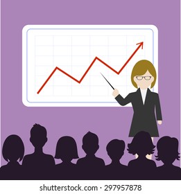 presentation. business conference. business people