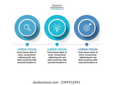 Presentation business infographic background template