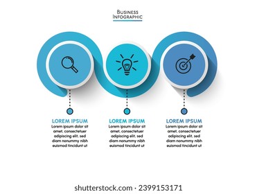 Presentation business infographic background template