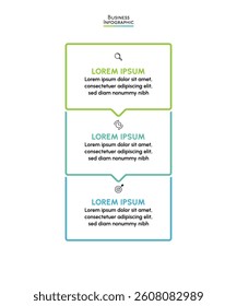 Presentation business infographic background template