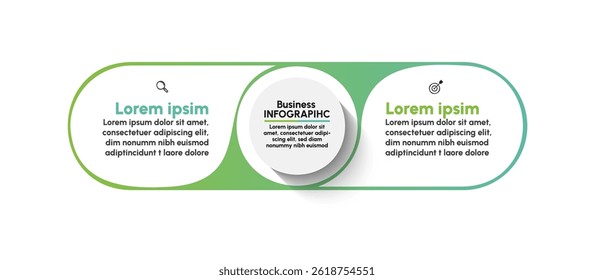 Presentation business infographic background template