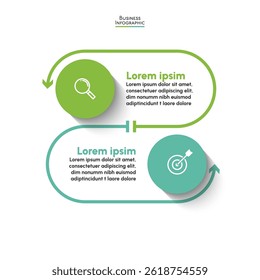 Presentation business infographic background template