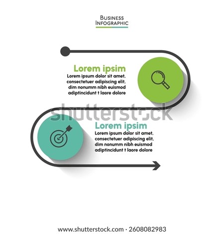 Presentation business infographic background template