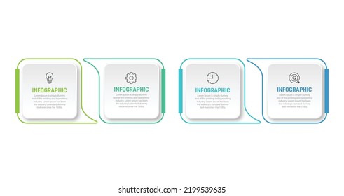 Plantilla de diseño de infografía de negocios de presentación