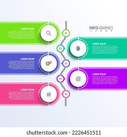 Presentation business infographic design template
