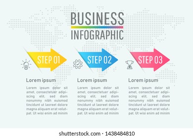 Presentation business infographic design vector and marketing icons can be used for web design, workflow layout, annual report diagram. eps 10 vector.