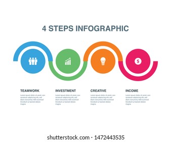 Presentation Business Infographic Element Template Vector