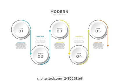 Presentation business infographic modern template