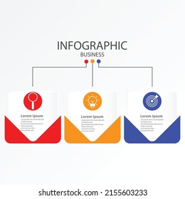 presentation business infographic s template with 3 option.vector illustration.