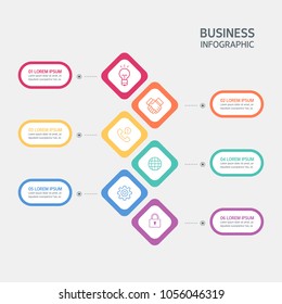 Presentation business infographic template