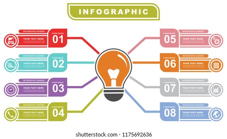 Presentation business infographic template