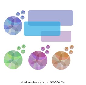 Presentation business infographic template with 3 options. Vector illustration.