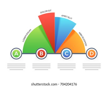 Presentation business infographic template with 4 steps.