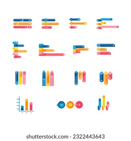 Presentation business infographic template with 5 options or steps. Modern infographic design template. Creative concept of five stages of business project