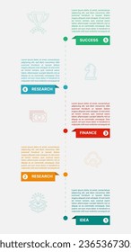 Presentation business infographic template with 5 options. Vector illustration.
