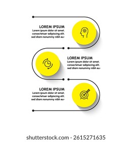Presentation business infographic template background