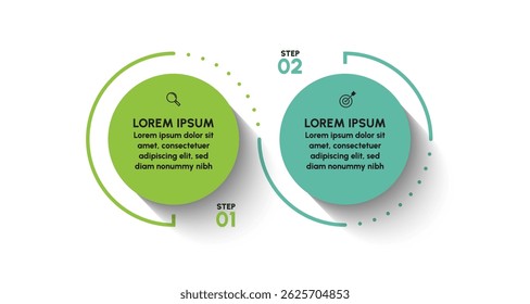 Presentation business infographic template background