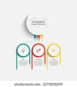 presentation business infographic template design