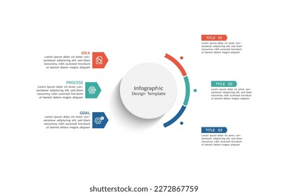 presentation business infographic template design