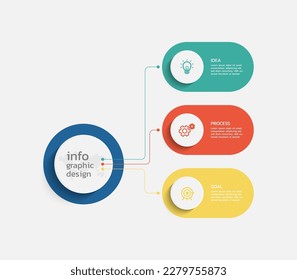 Presentation business infographic template design