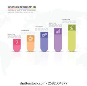 Presentation business infographic template eps 10