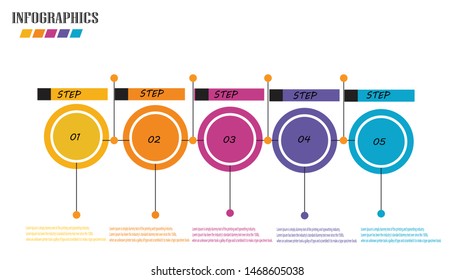 Presentation business infographic template, infochart planning