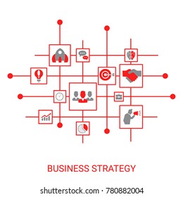 Presentation business infographic template. Isolated vector illustration.